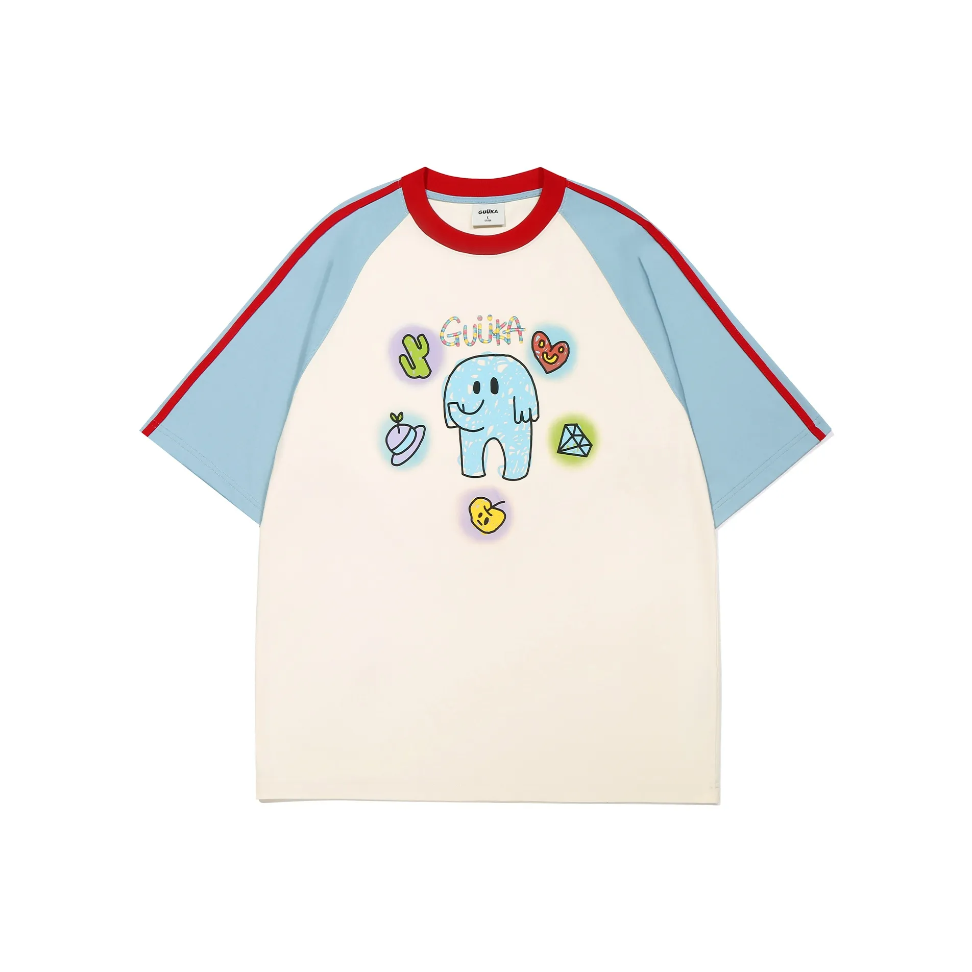 Guuka T-Shirt Унисекс Кремово-белый