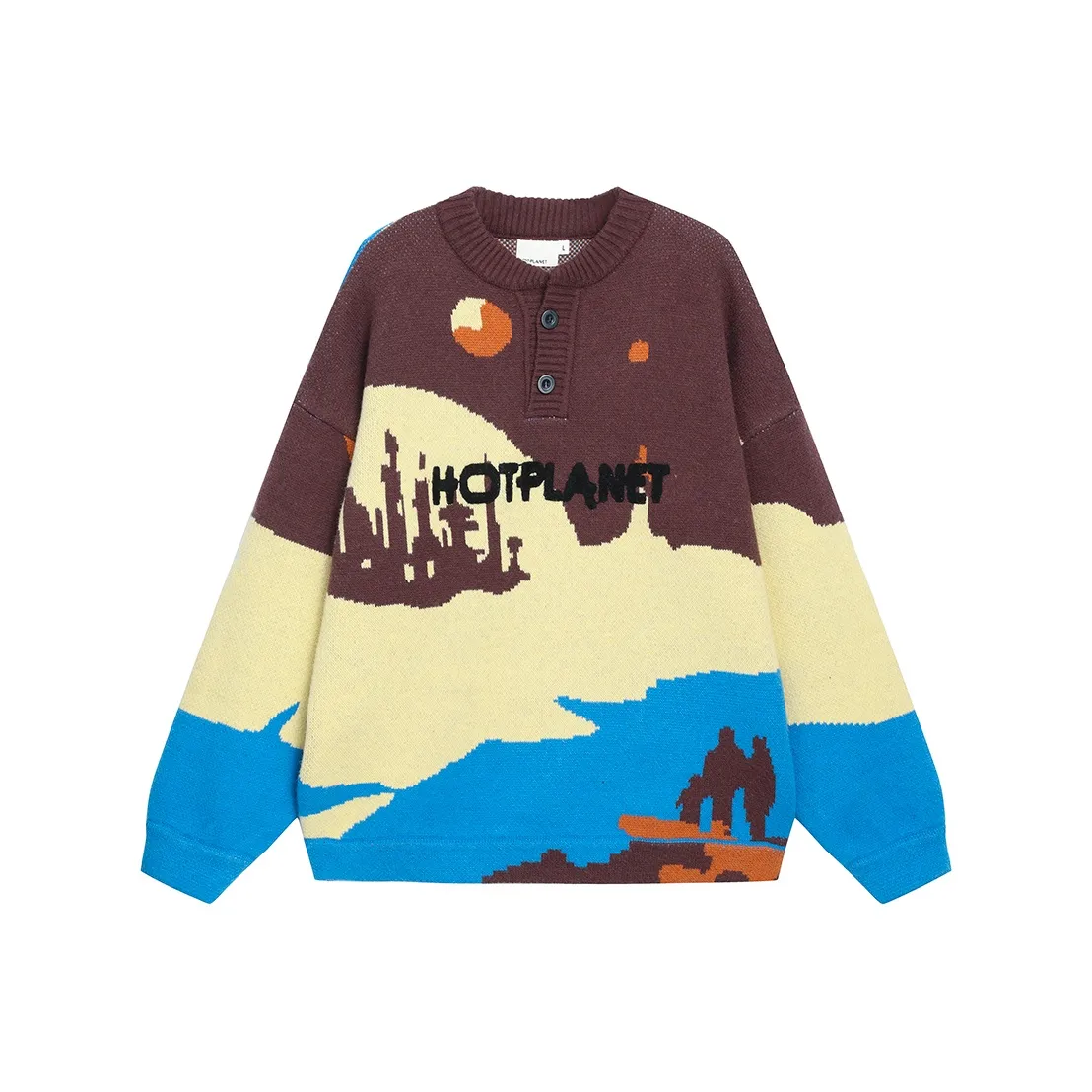 HOTPLANET Свитер Moon Civilization Мужской
