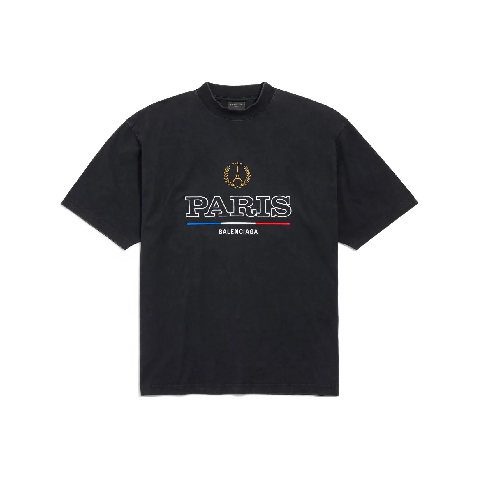 Balenciaga T Shirt Regular Fit Unisex Black