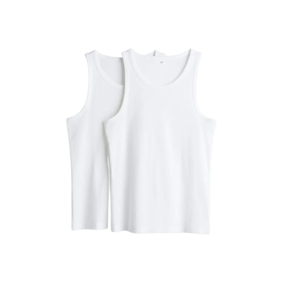 H M Майка Мужская 2 Пачки Белый