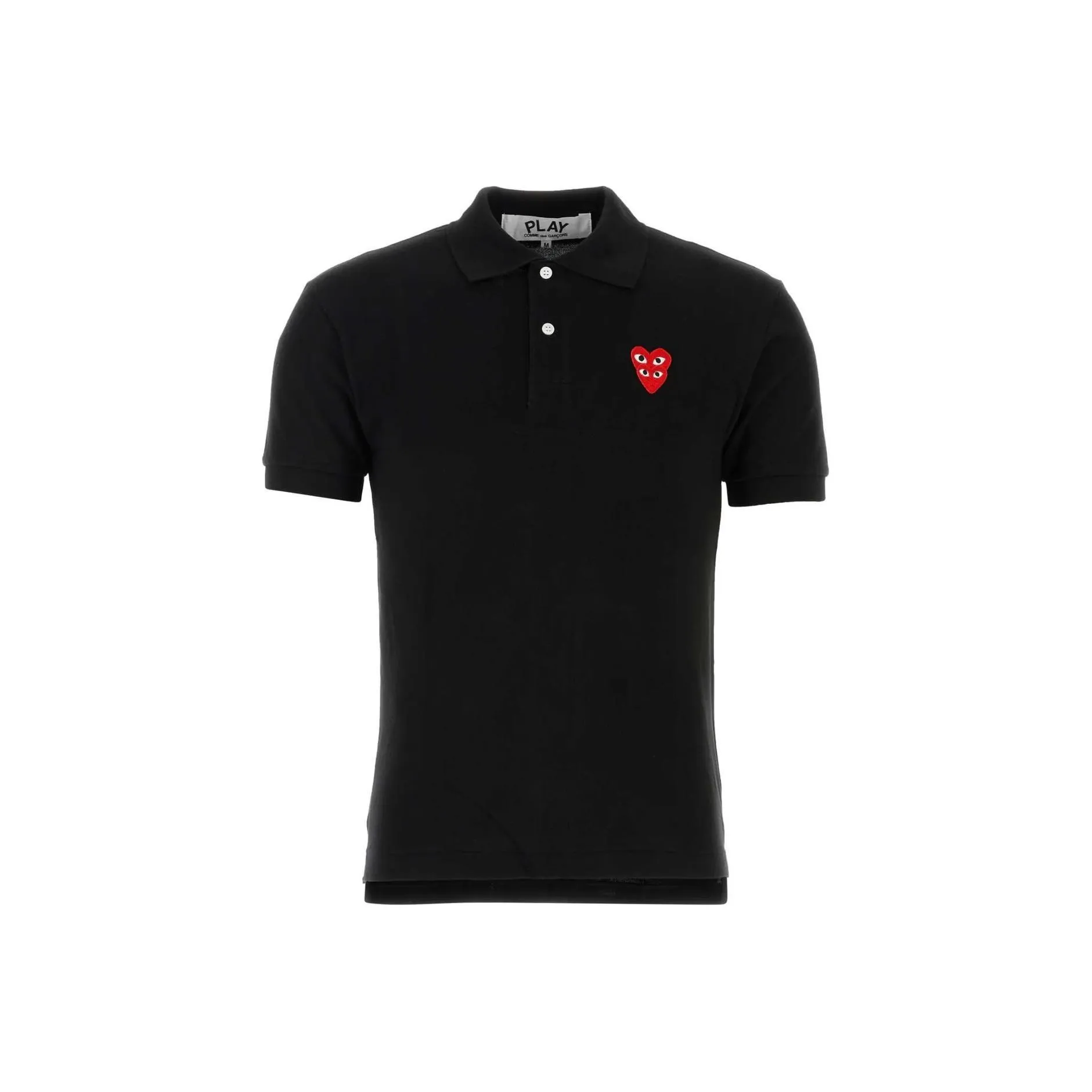 CDG Play Поло Мужское Черное