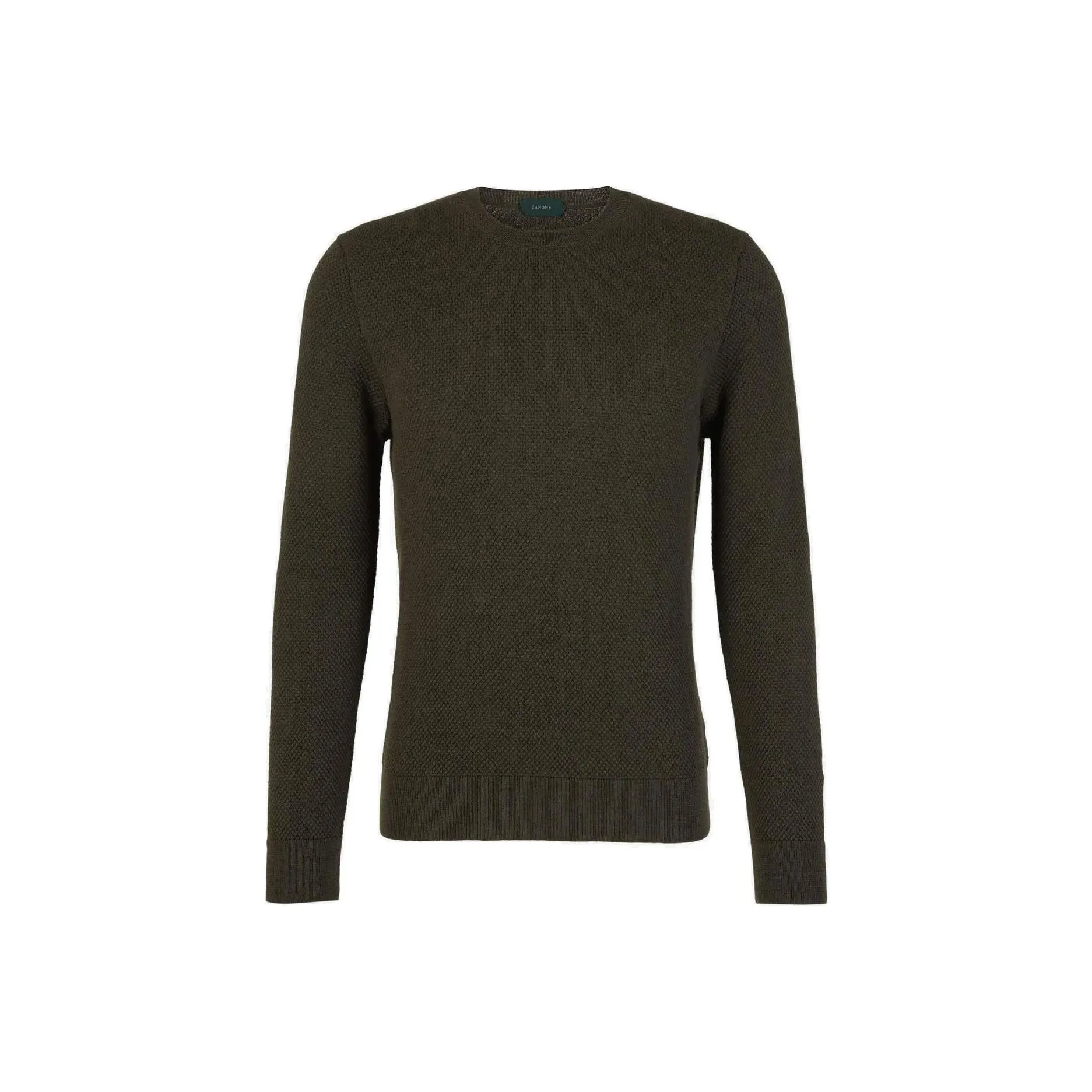 Zanone Waffle Knit Crewneck Jumper