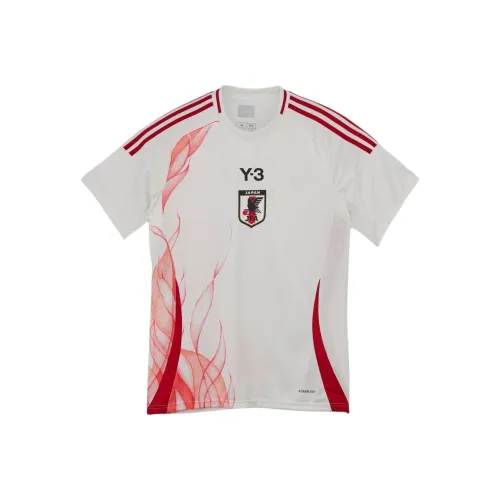 Y 3 JFA Co Branded SERIES Красная Унисекс Т-рубашка