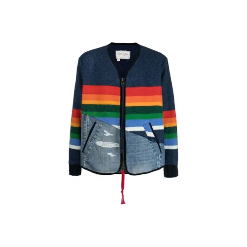GREG LAUREN Blue Мужские Куртки