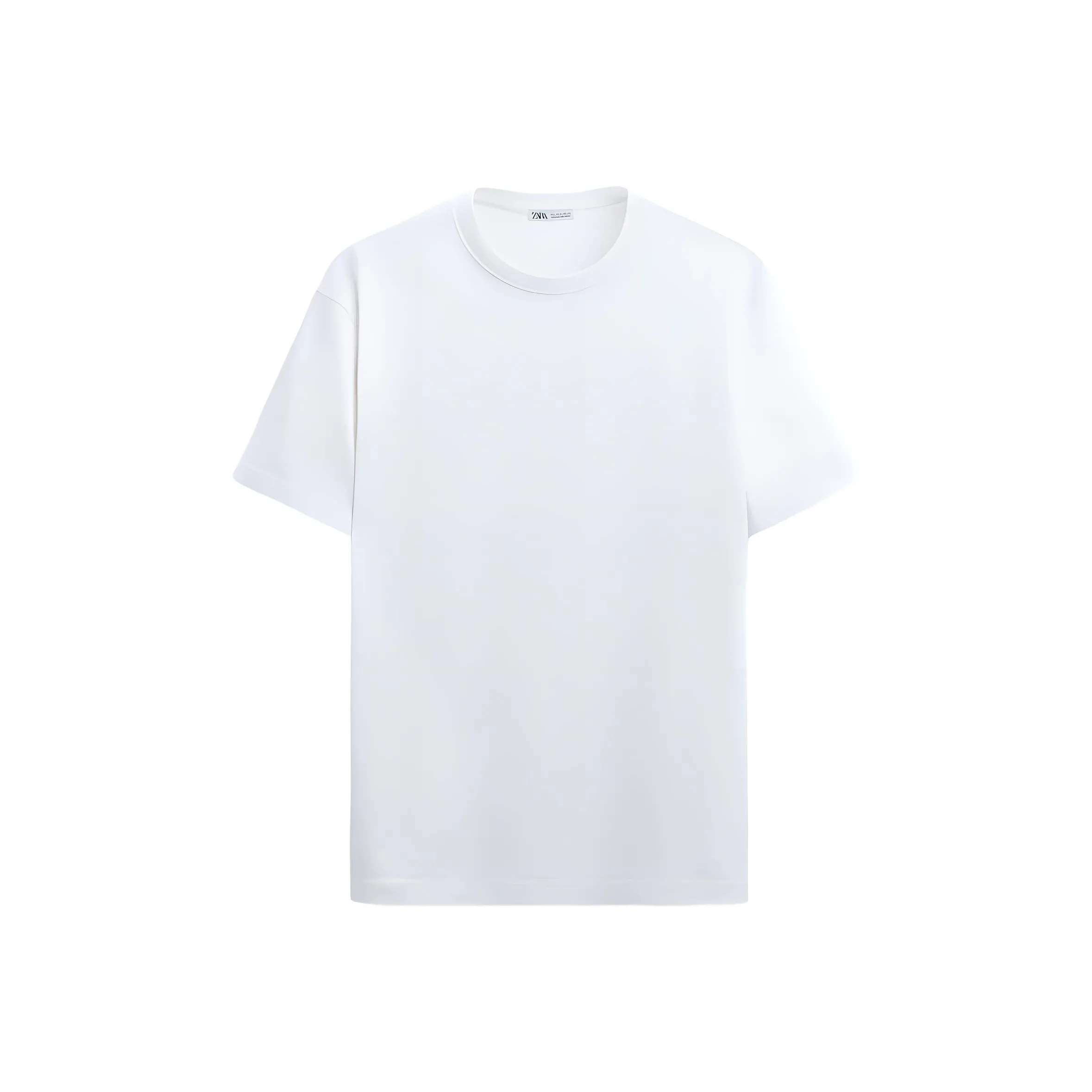 ZARA Белая Мужская T-рубашка