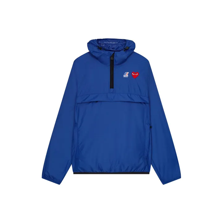Comme Des Garcons Play X K Way Logos Half Zip Jacket