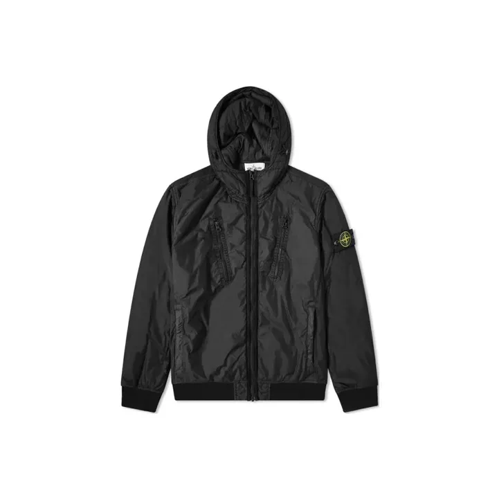 STONE ISLAND Jackets Men Black