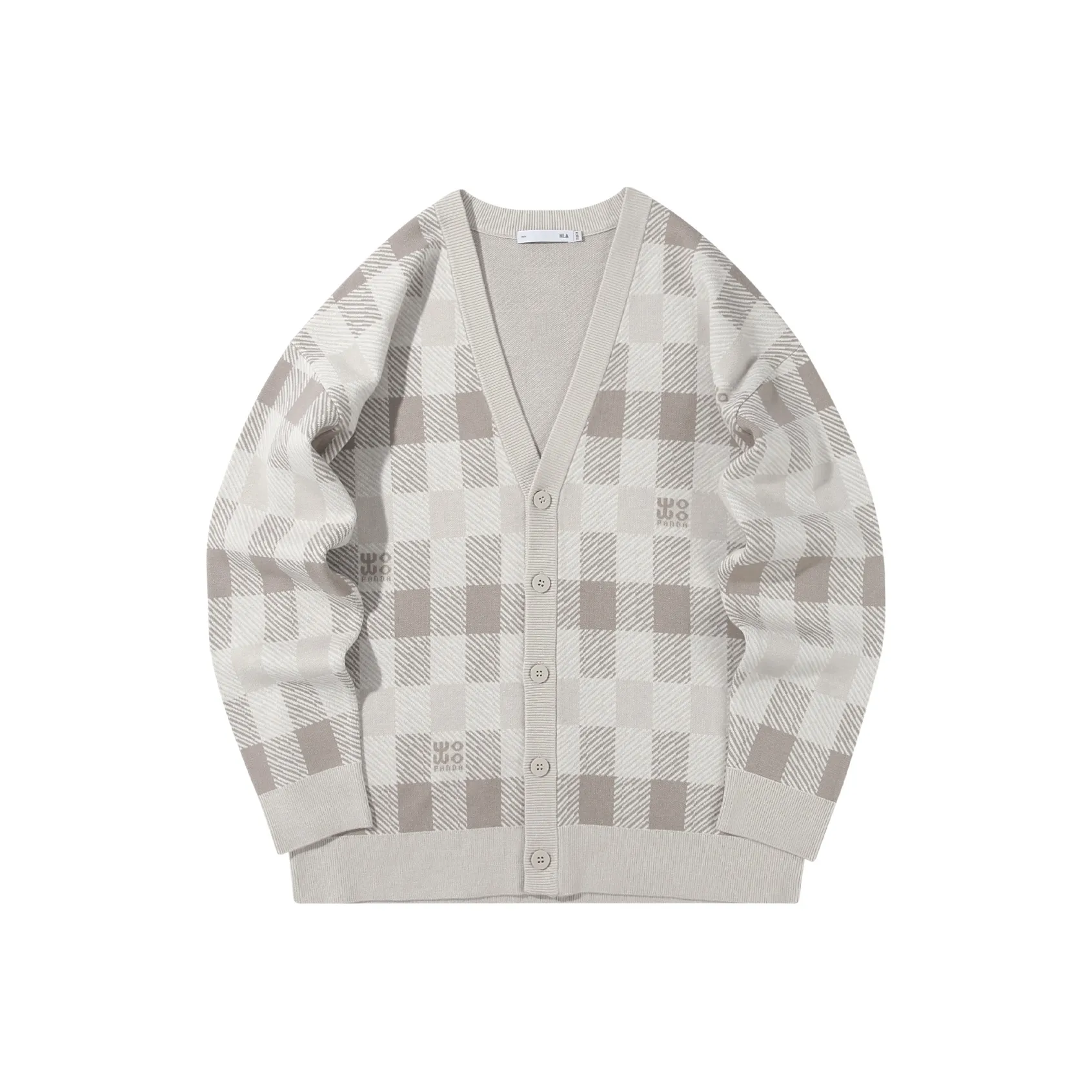 HLA Трикотаж Длинный рукав Кардиган Унисекс