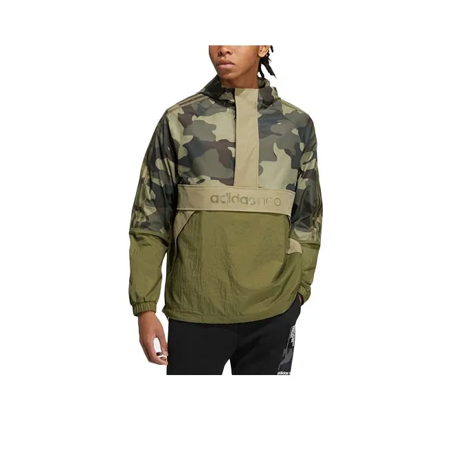 ADIDAS NEO Темно-оливково-зеленые мужские куртки