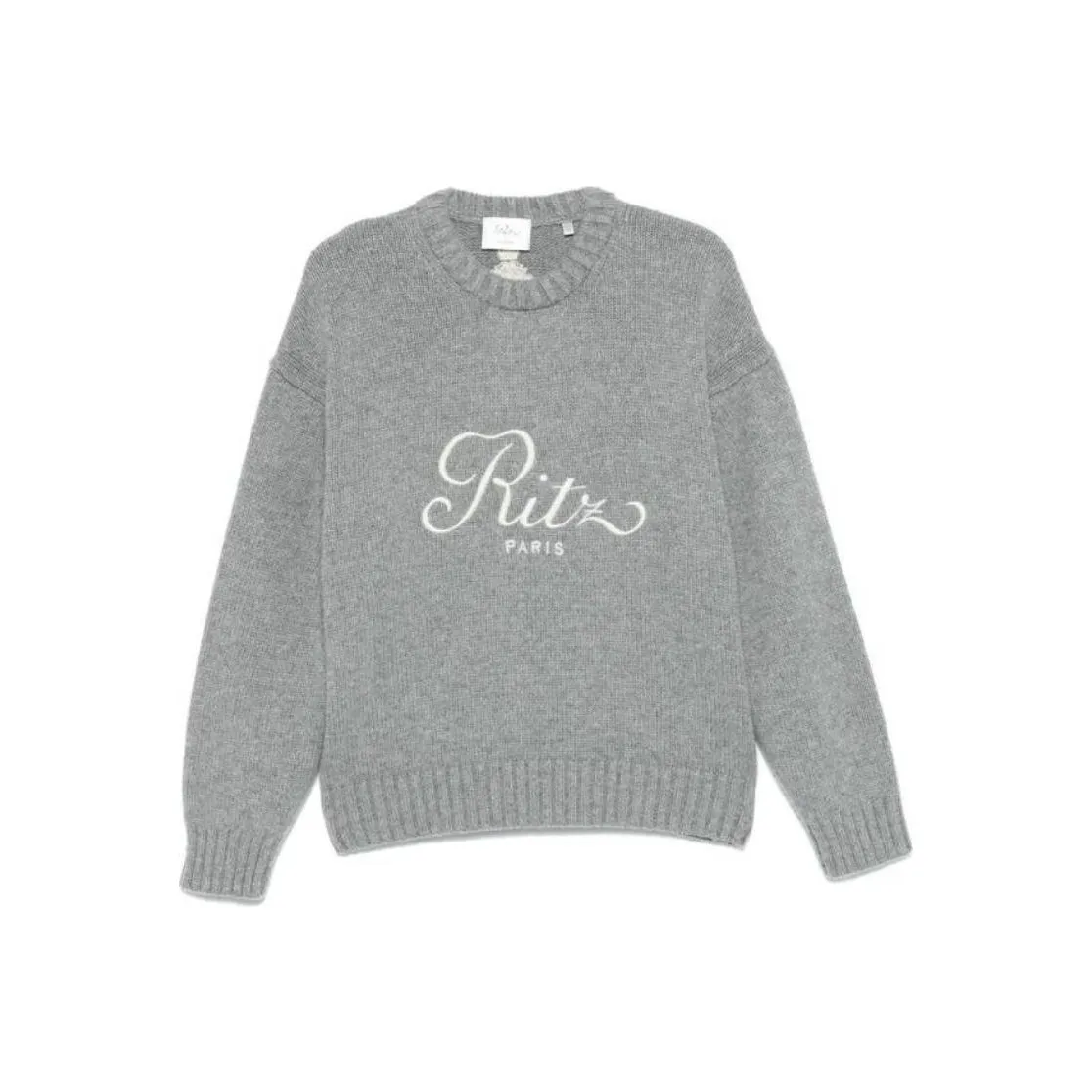 FRAME X Ritz Paris Logo Embroidered Pullover