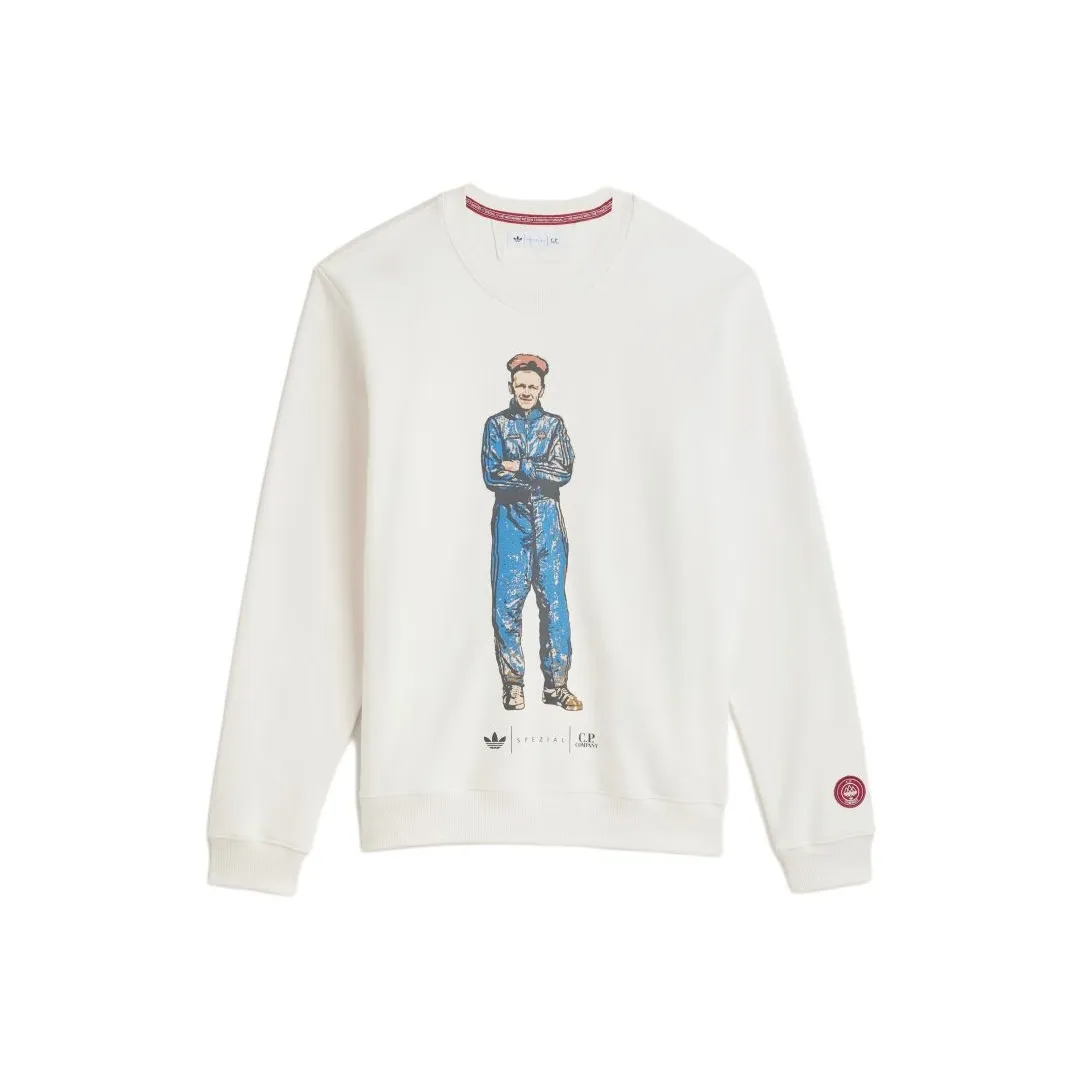 Adidas Originals x C.P. Company FW24 Свитшот Унисекс Белый