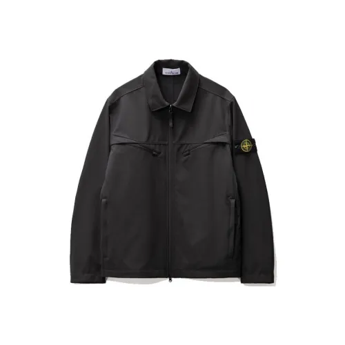 STONE ISLAND Свет Мягкая оболочка R SERIES Мягкая оболочка Черный Мужские Куртки