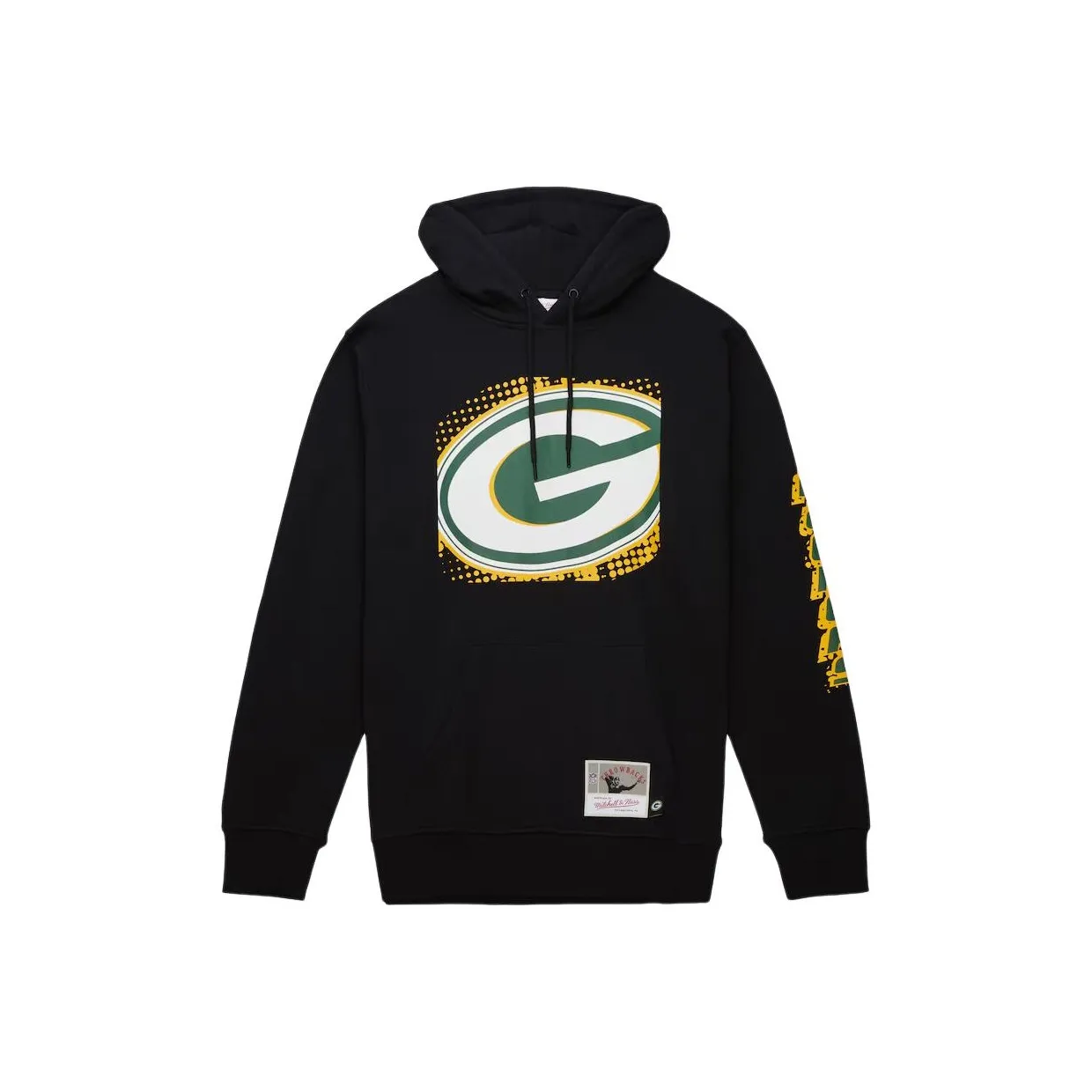 Mitchell & Ness x NFL Green Bay Packers Big Face 7.0 Sweatshirt Men's Black