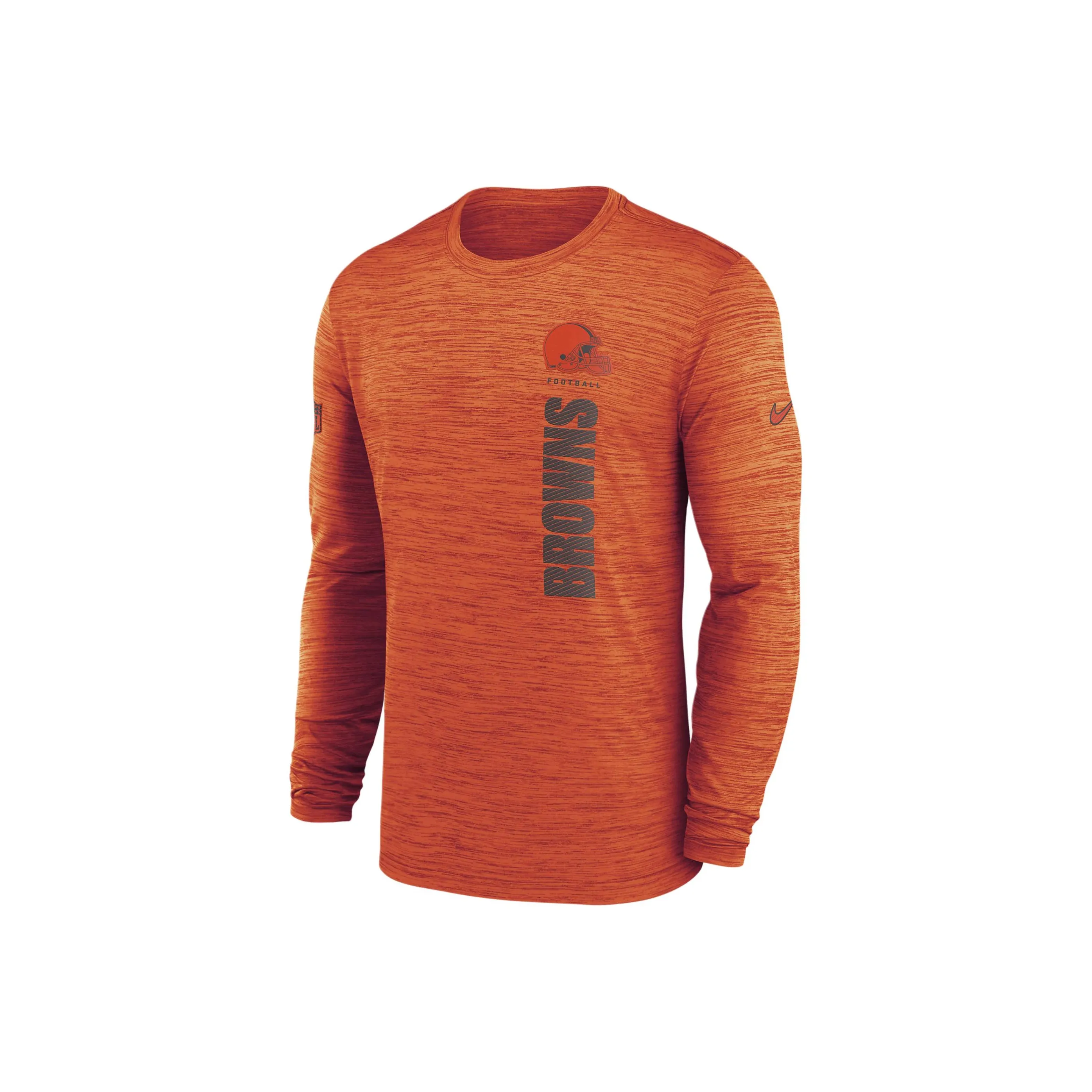 Nike Cleveland Browns Sideline Velocity Men's Nike Dri FIT Nfl Long Sleeve T Shirt