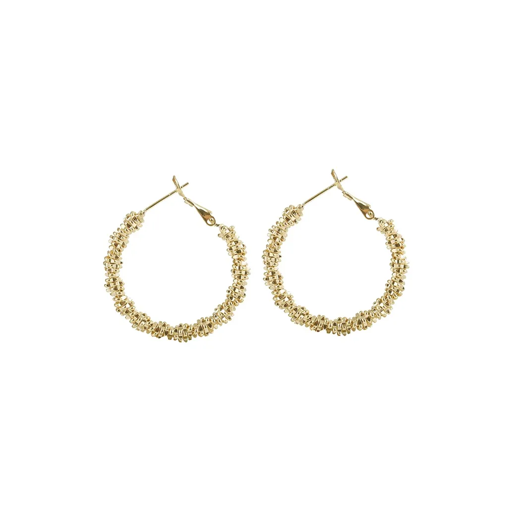 WAW Real Gold Plating Earrings Women's