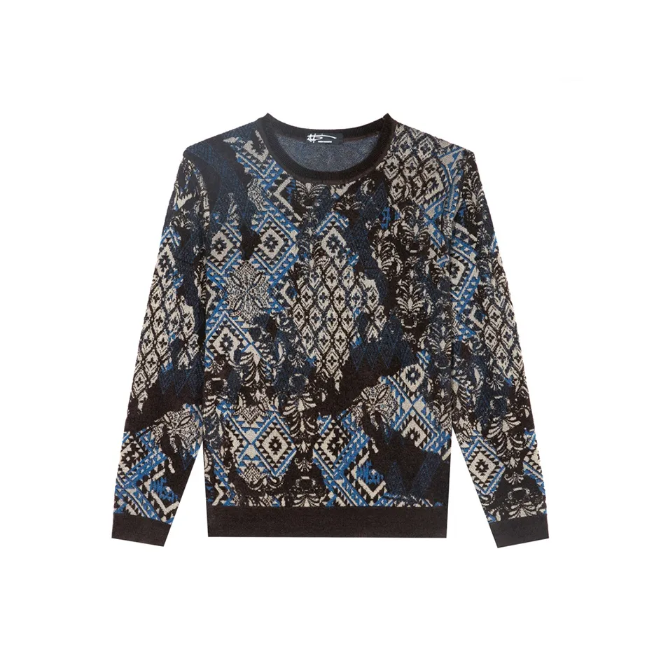 ANDREW MACKENZIE FW24 Knitwear Men's Black Orange