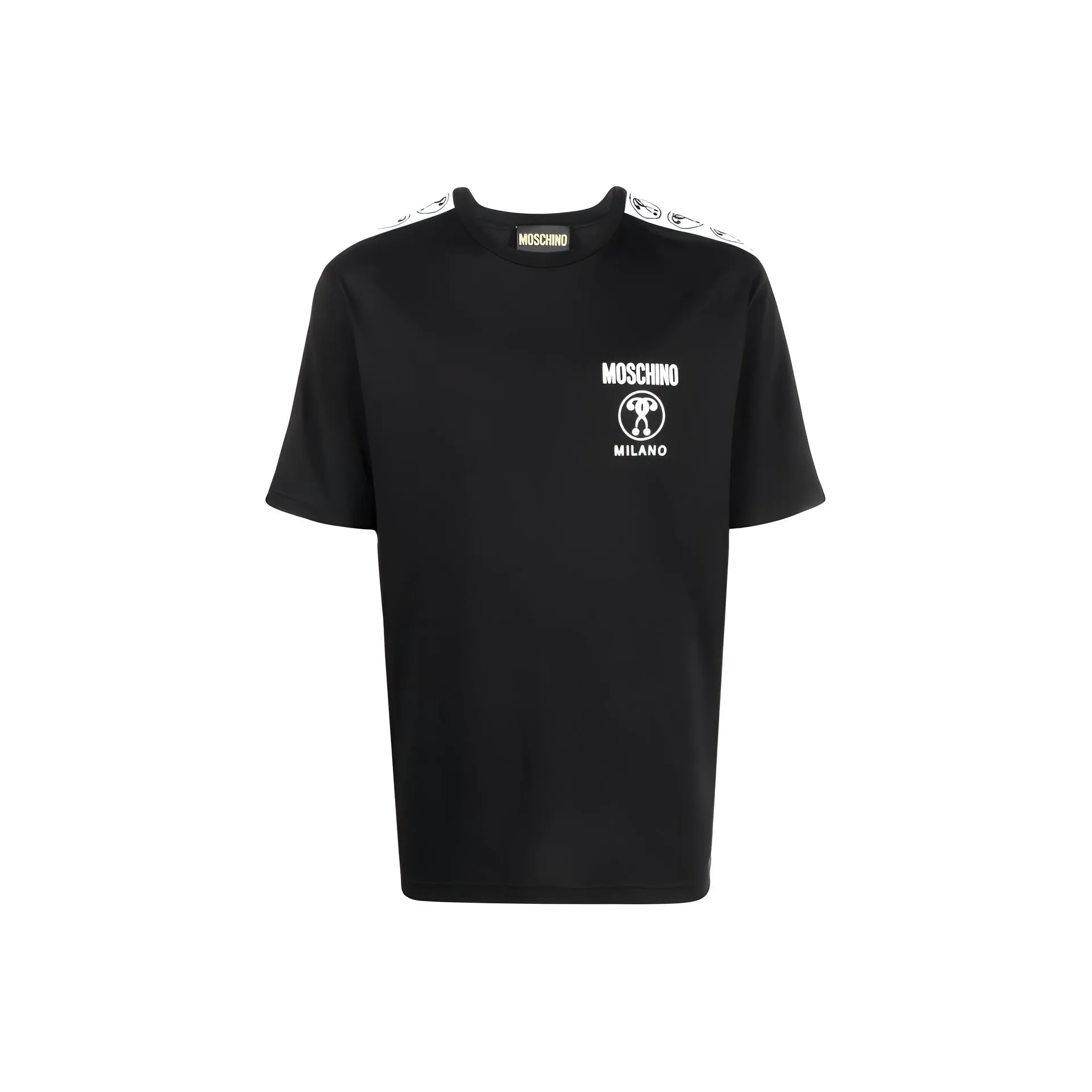 MOSCHINO Logo Printed Crewneck T Shirt