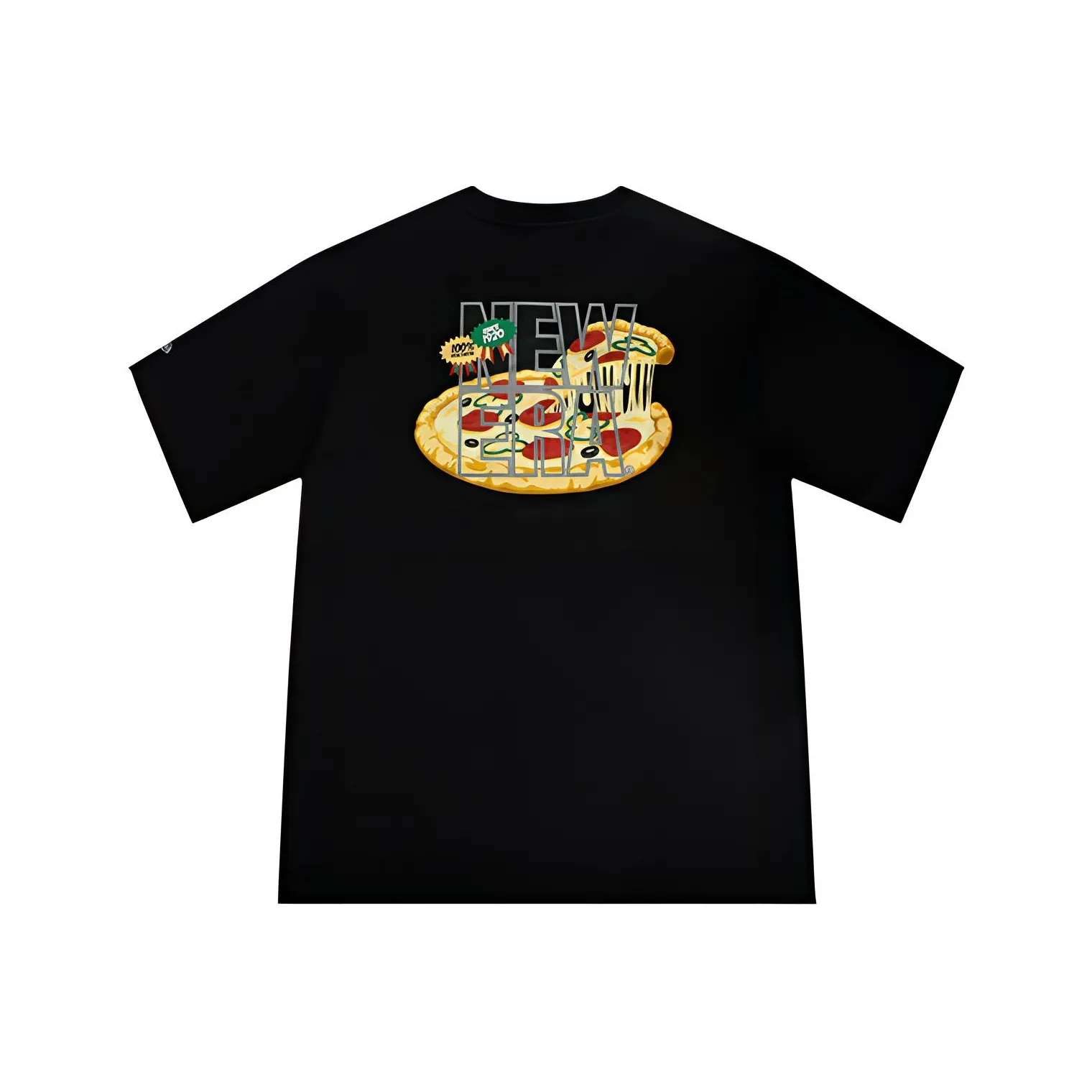 New Era Черная Унисекс Футболка