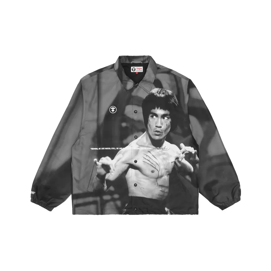 Aape x Брюс Ли FW22 Куртка Мужская Многоцветная
