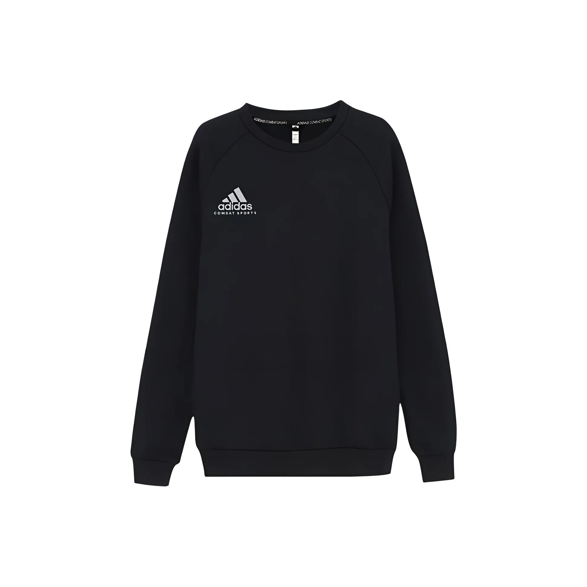 Adidas Черный с белым логотипом Унисекс Свитшоты