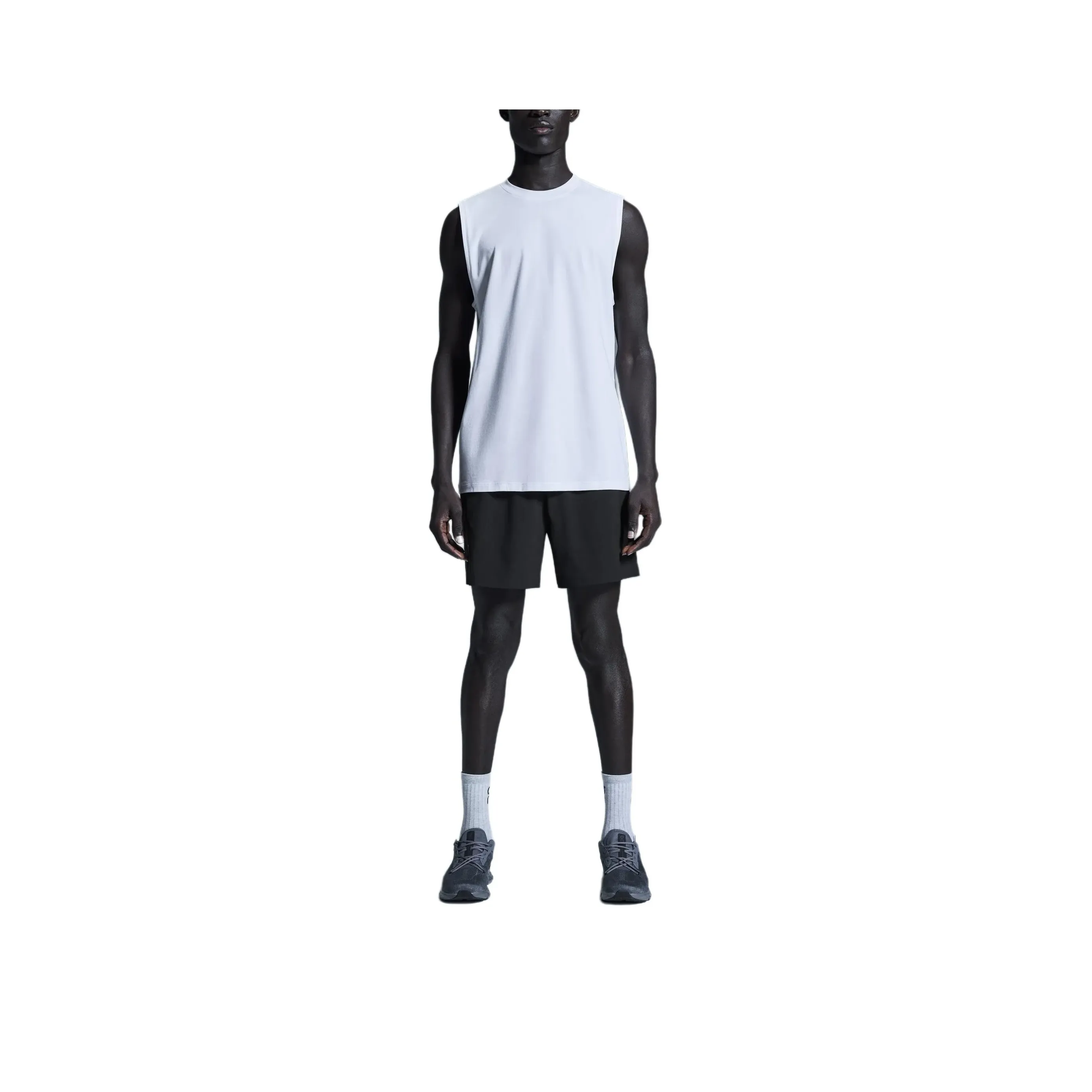 On Tank Tops Men Meteorite Gray/Crater