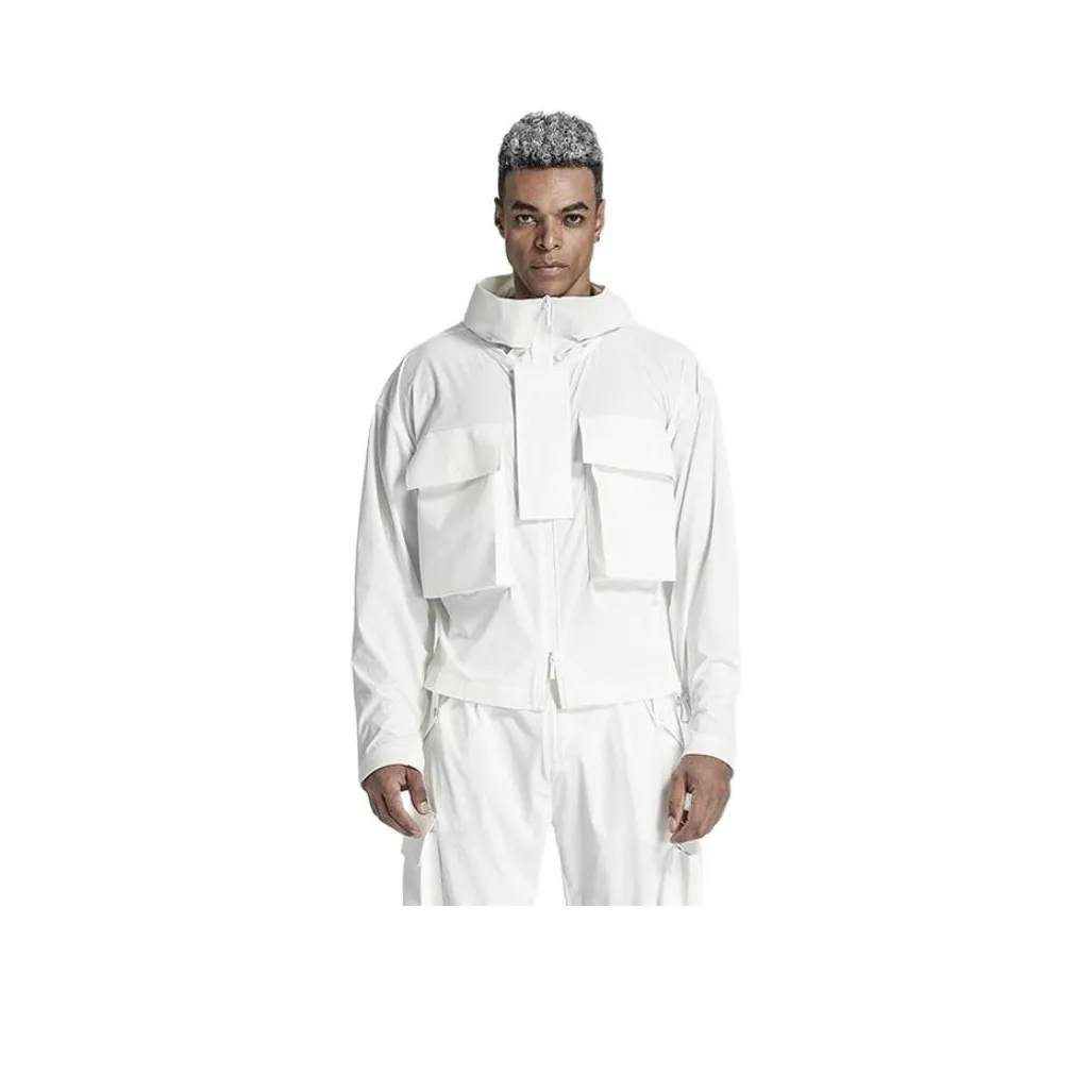 NORVINCY Western Outdoor Cycling Badge Mecha Jacket Unisex NORVINCY Западный Outdoor Велоспорт Значок Меха Куртка Унисекс