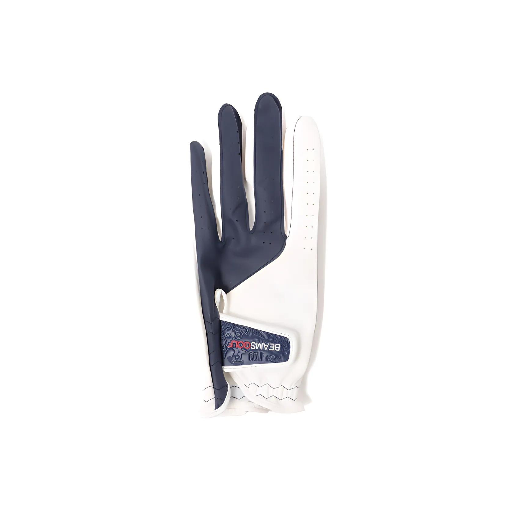 Beams Nylon Gloves Men's Blue, White