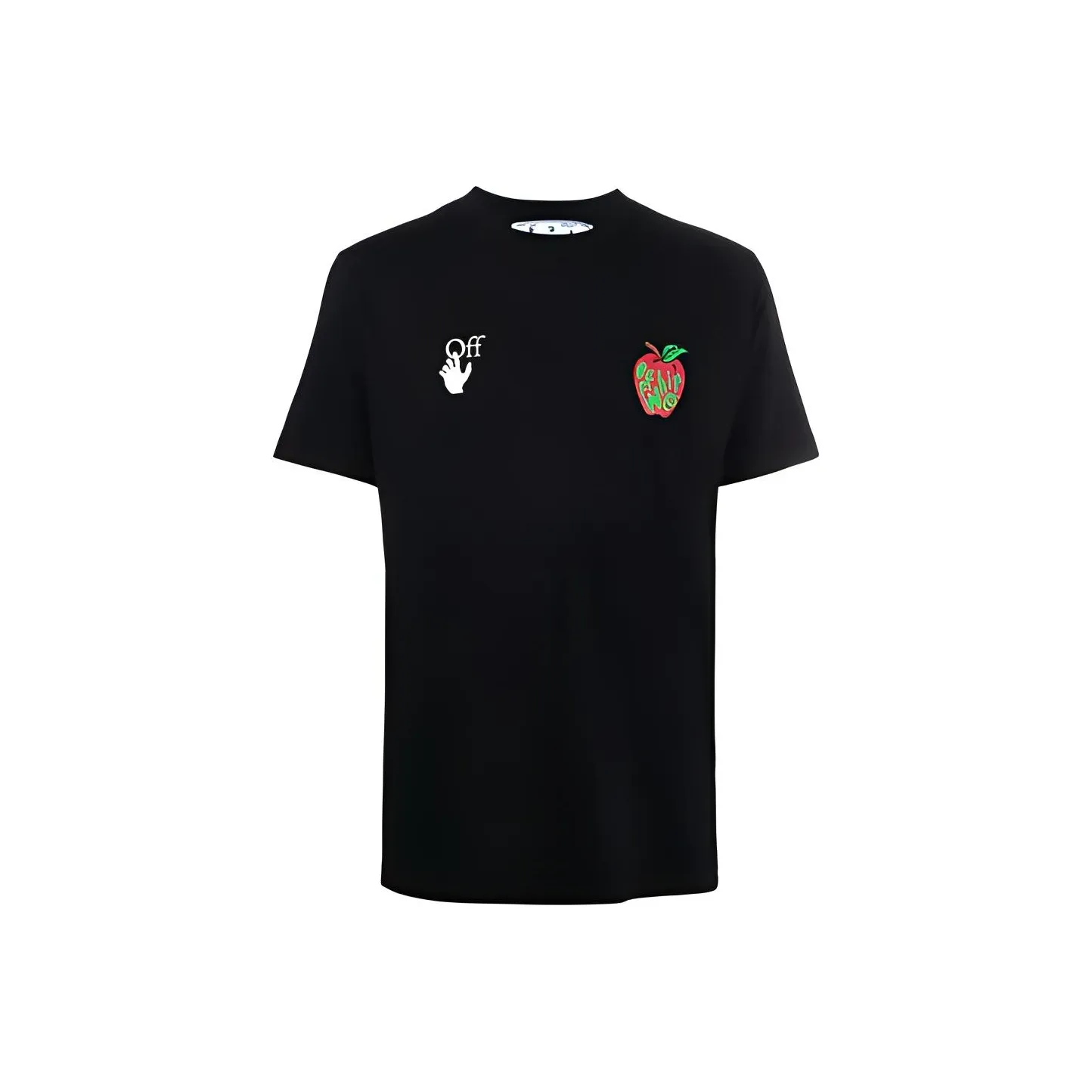 OFF WHITE Slim Fit Apple Print Arrow T shirt