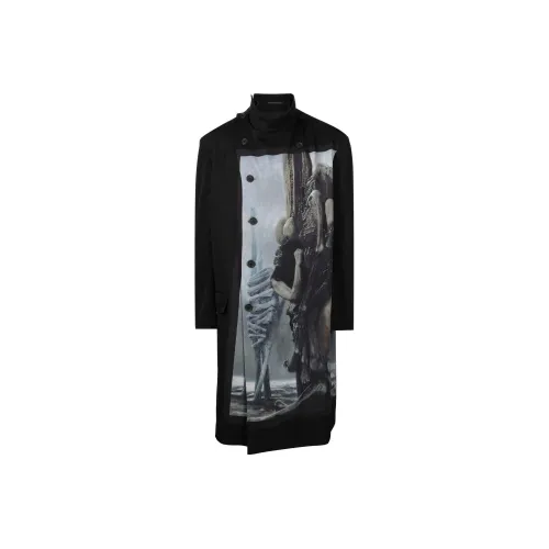 Yohji Yamamoto Черная Мужская Куртка