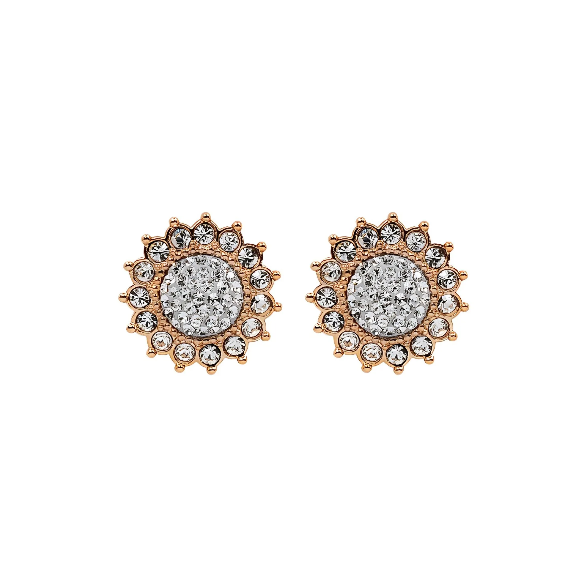 Swarovski Серьги-гвоздики Женские Золото