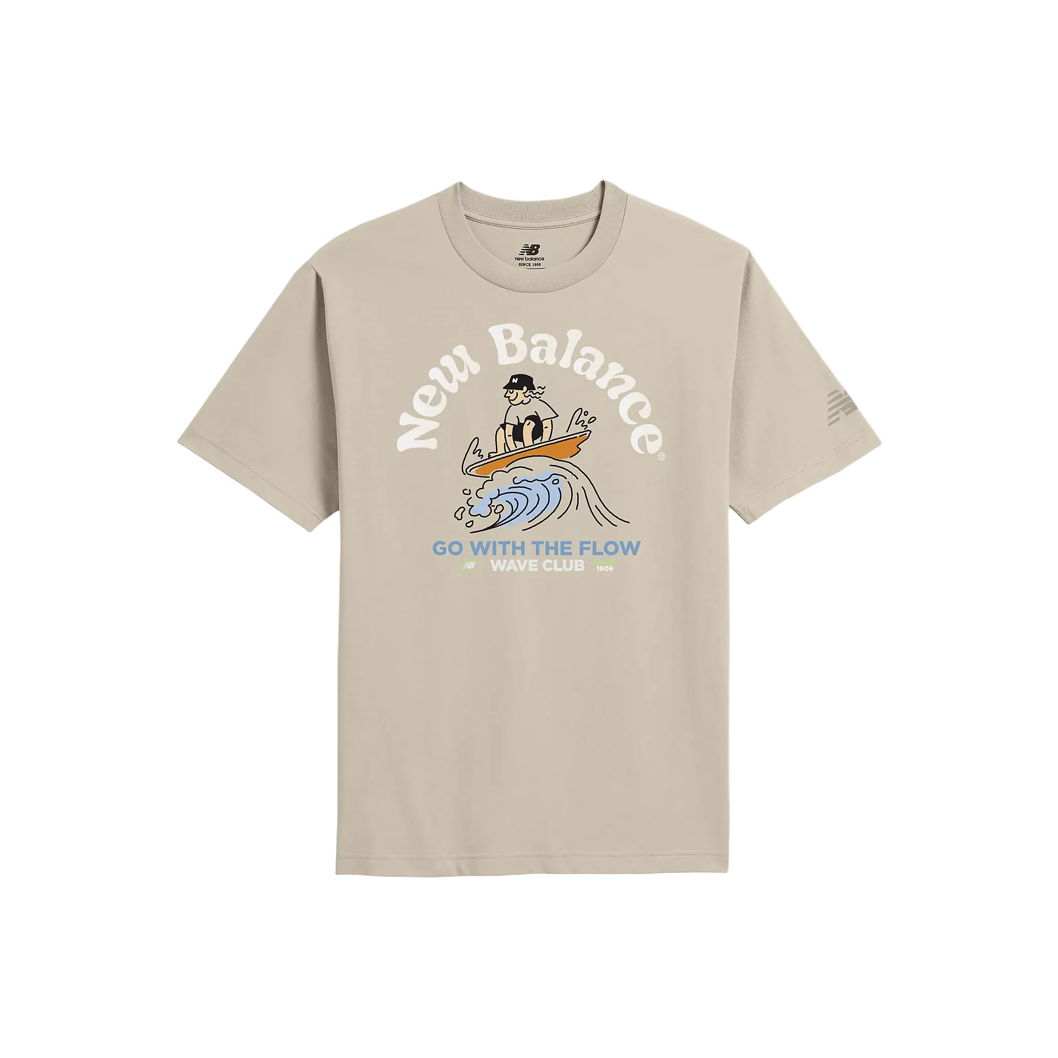 New Balance SS25 Big Wave T Shirt Men's Brown