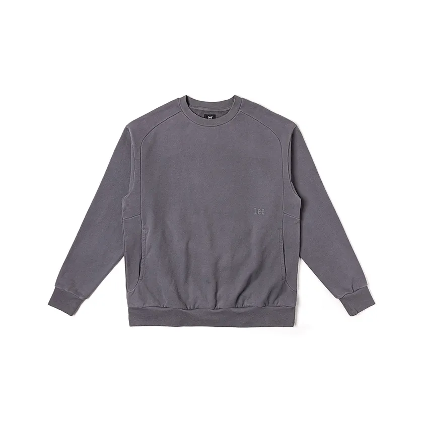 Lee совместный модель FW24 Свитшот Мужской Железо Серый