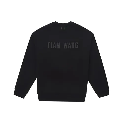 TEAM WANG Черный Унисекс Свитшоты