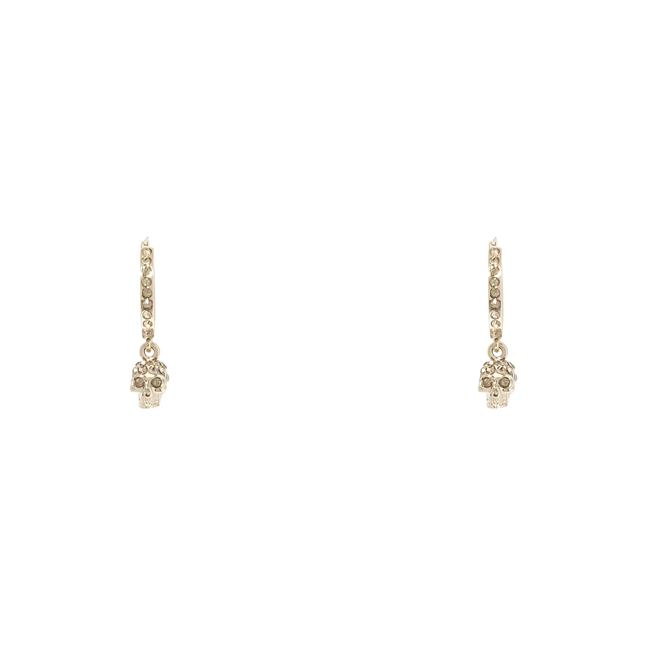 Alexander McQueen Crystal embellished Skull Earrings