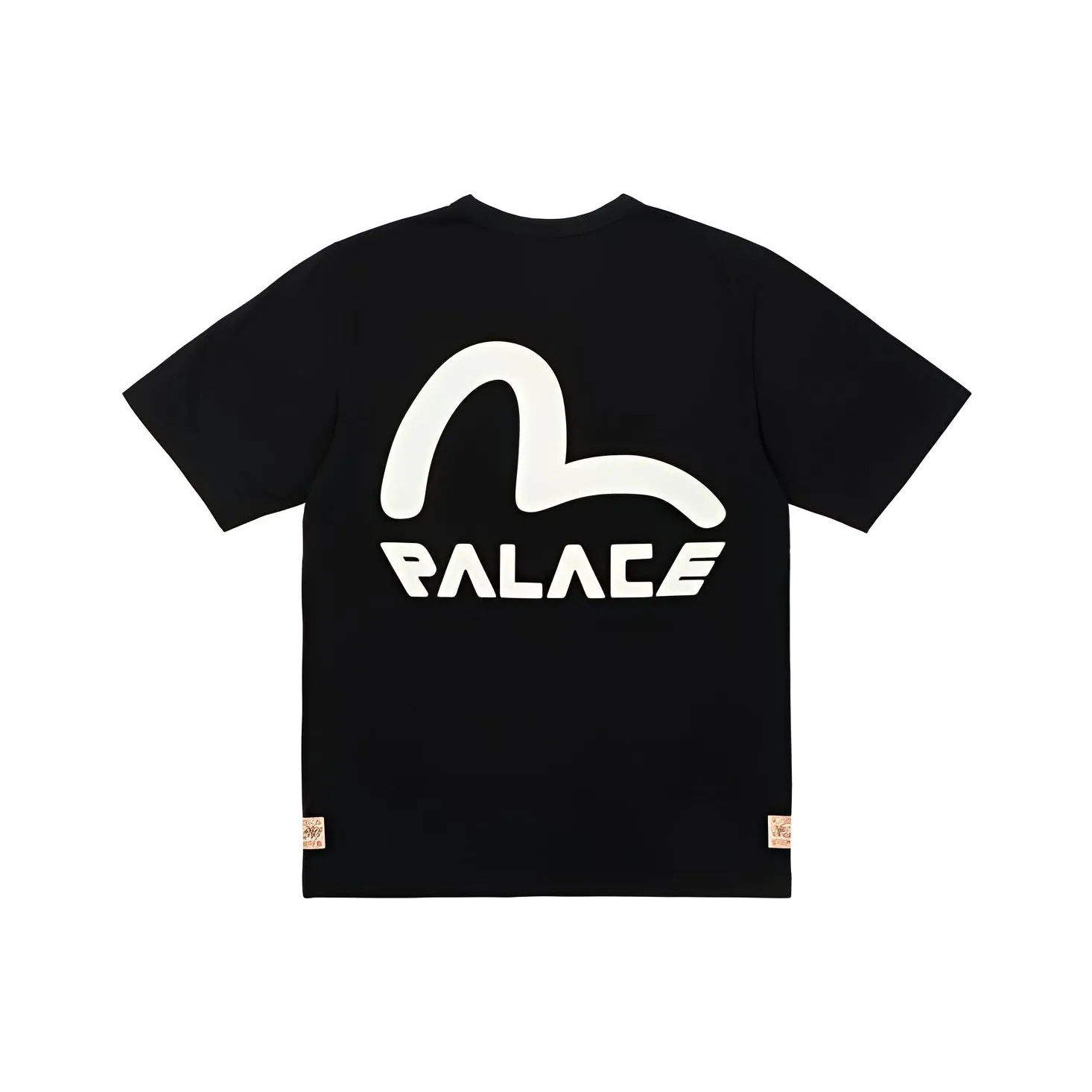 Evisu X PALACE T Shirts Unisex Black
