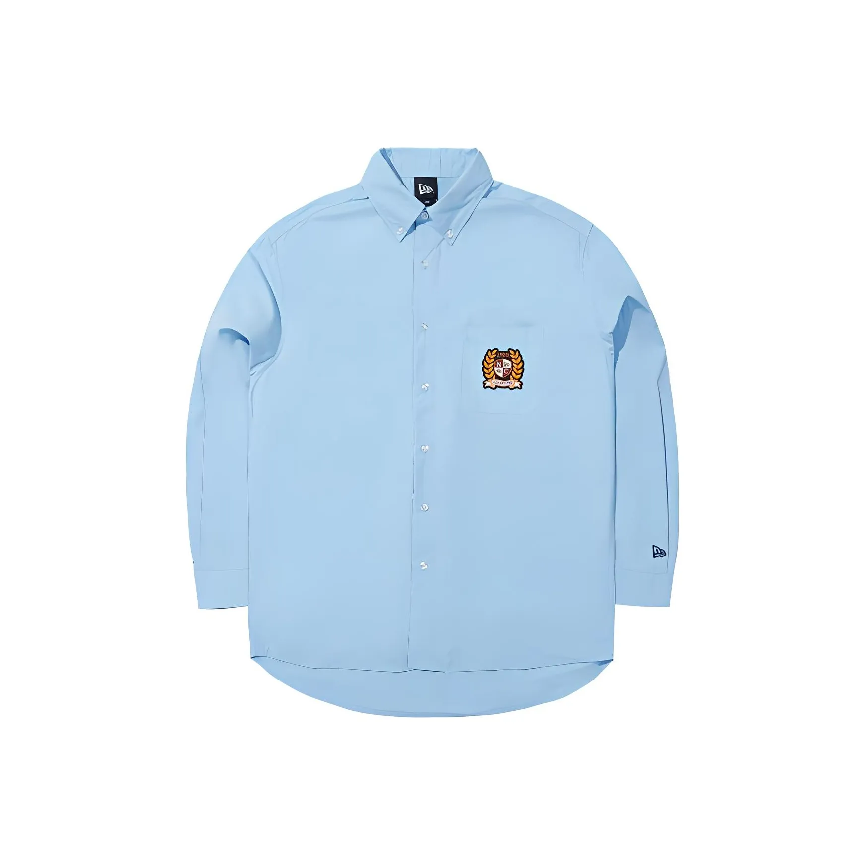 New Era Blue Men's Shirts New Era Синие Мужские Рубашки