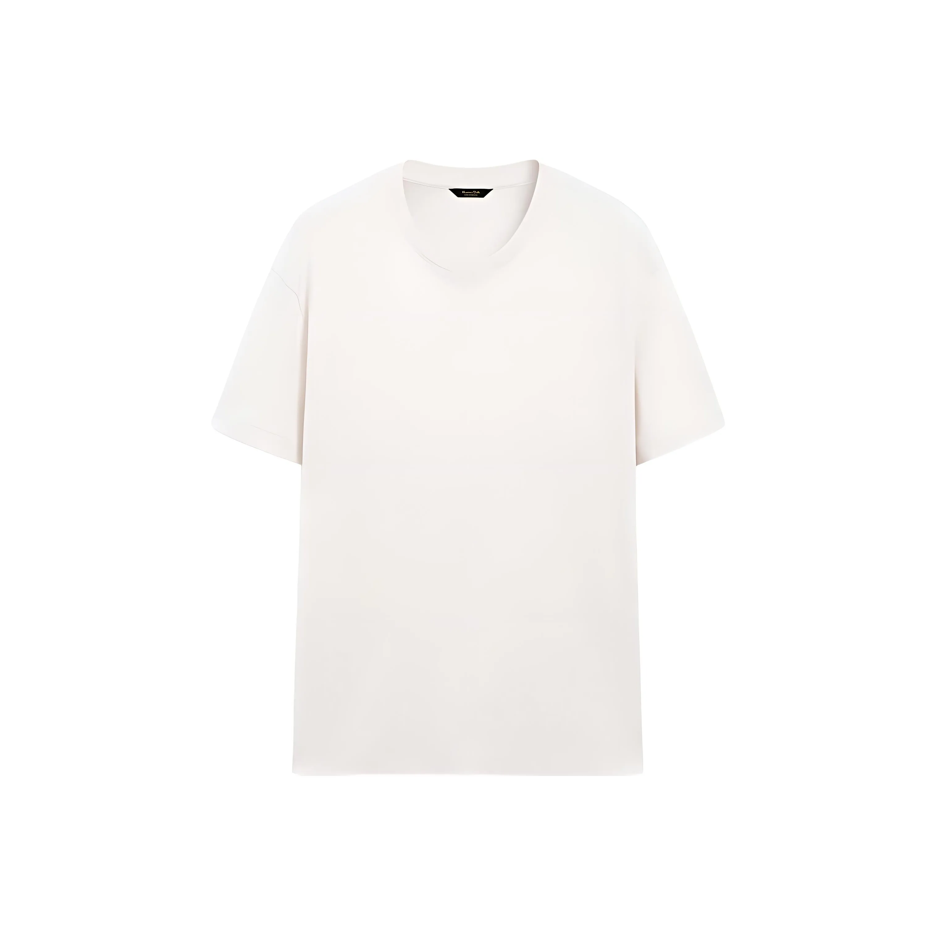 Massimo Dutti T Shirt Men's Ecru