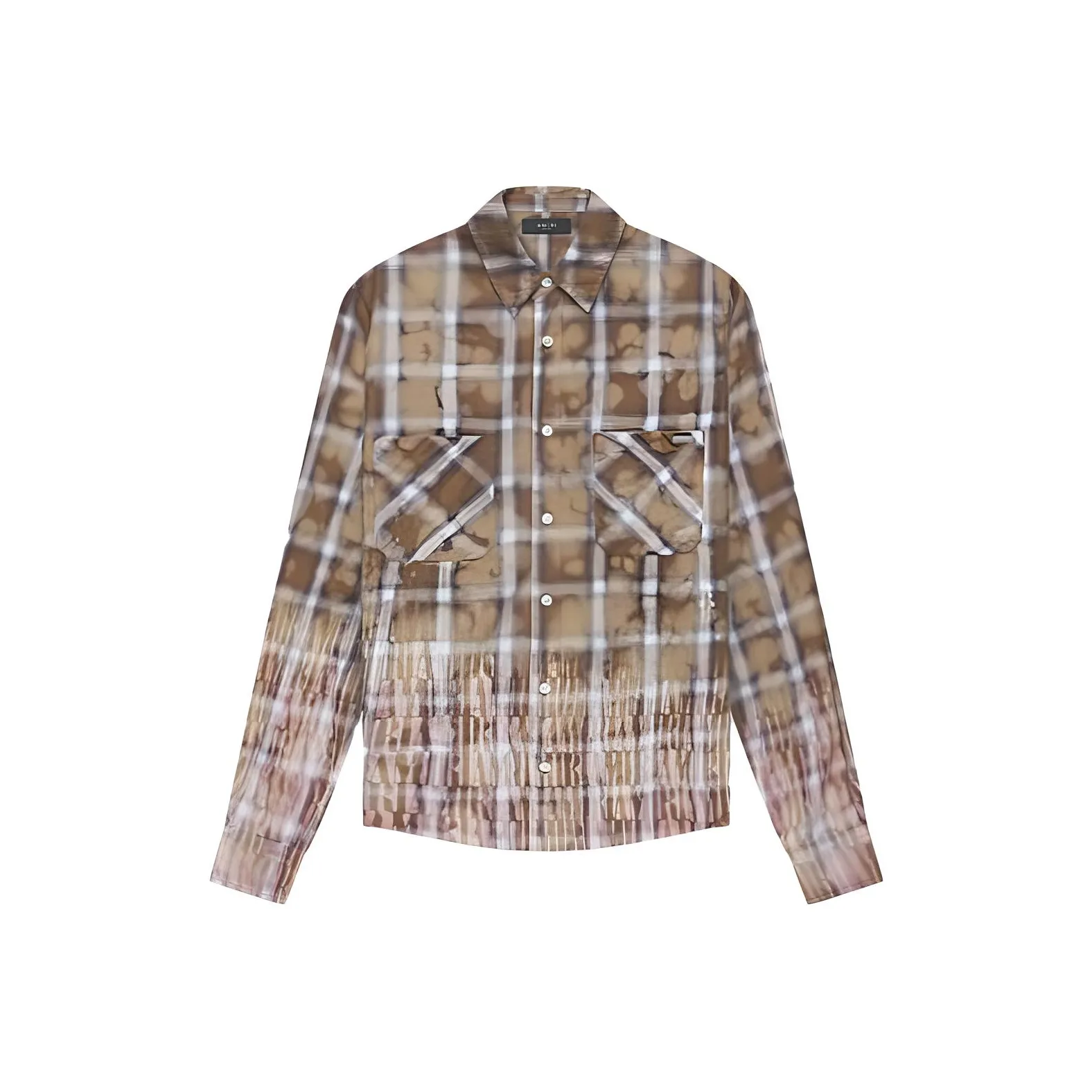 AMIRI Светлый Кофейный Мужские Рубашки