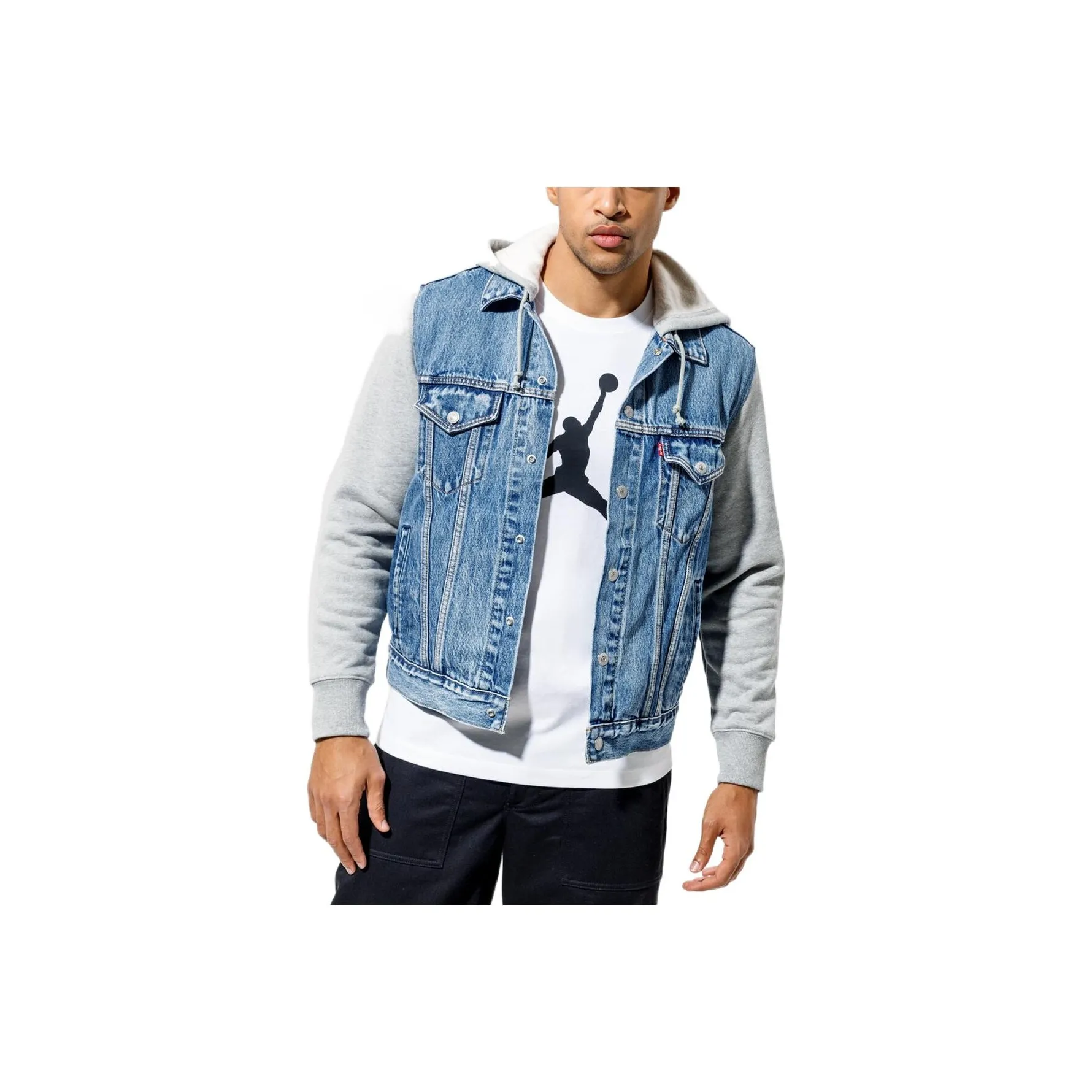 Levis Blue Men's Jackets Левис Синий Мужские Куртки