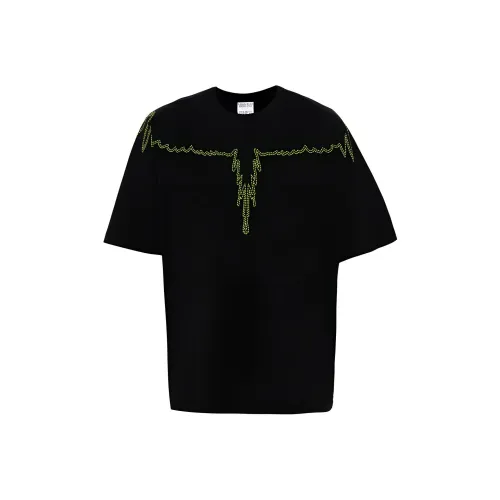 marcelo burlon Черная Мужская Рубашка
