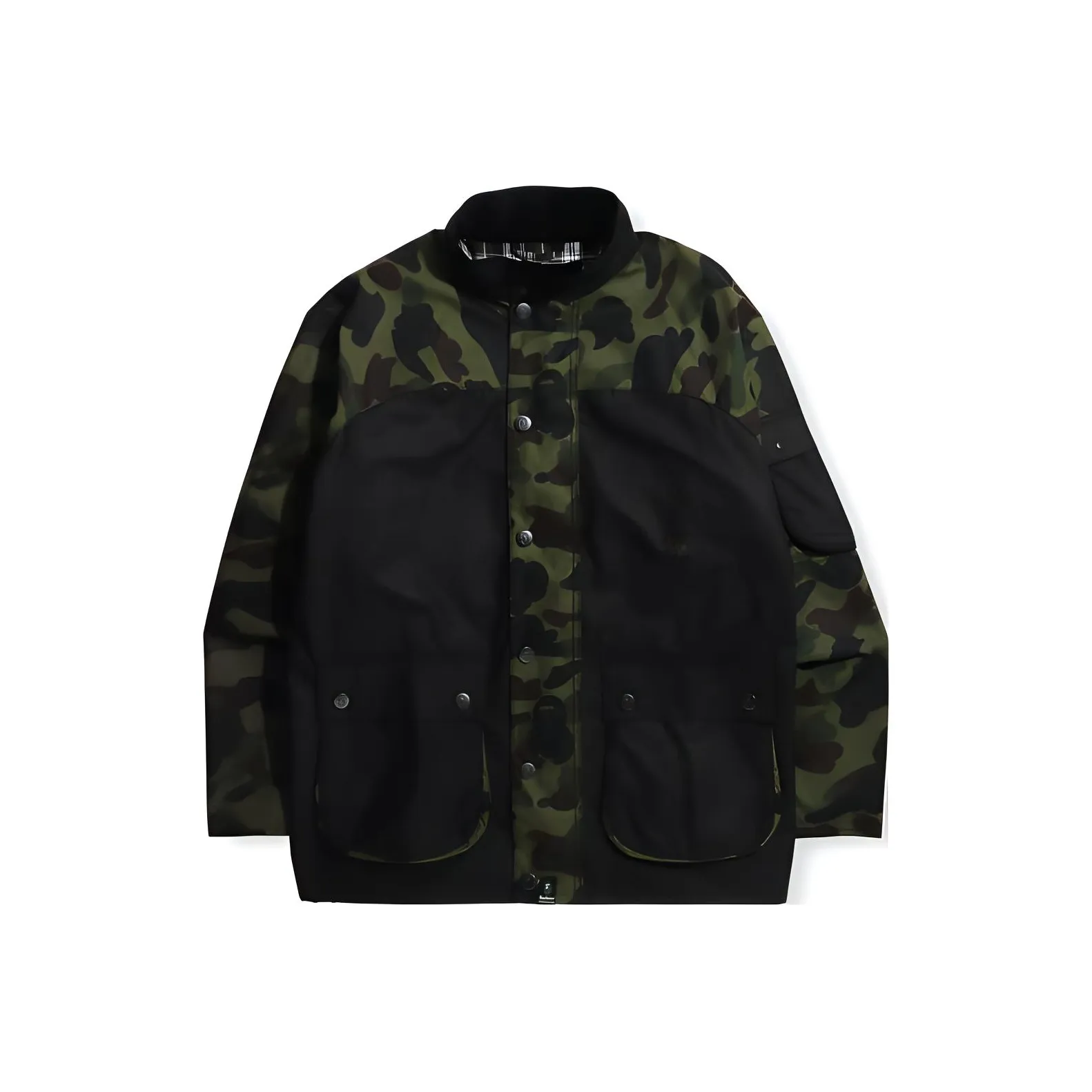 A BATHING APE X Barbour 1st Camo International Rain Jacket
