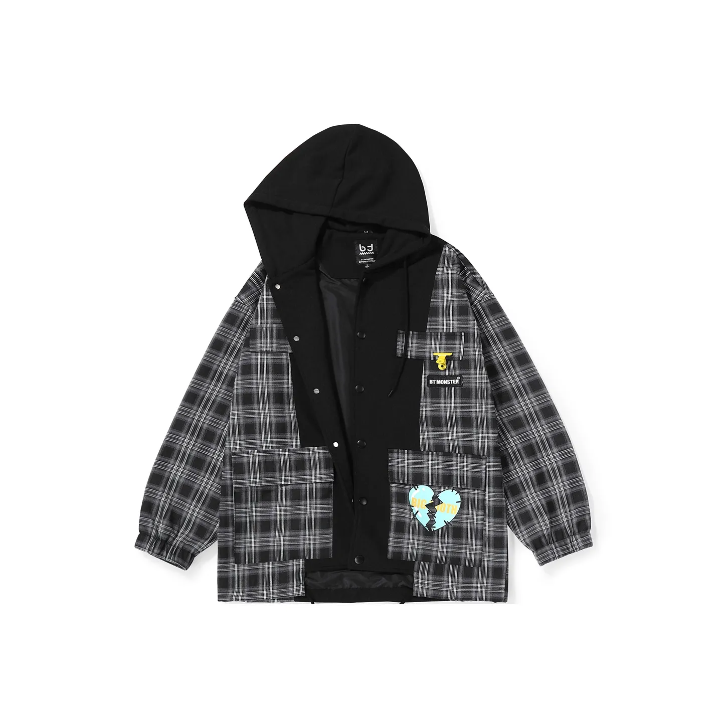 BIRDTALK Клетчатая унисекс куртка