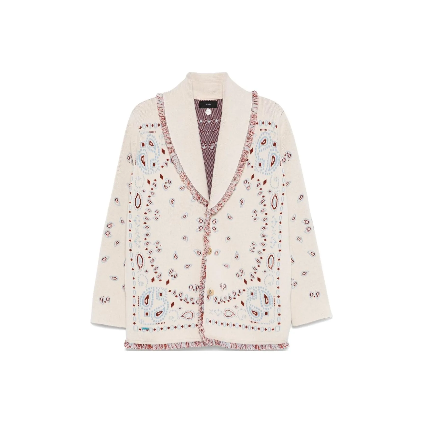 Alanui Bandana Jacquard Cardigan