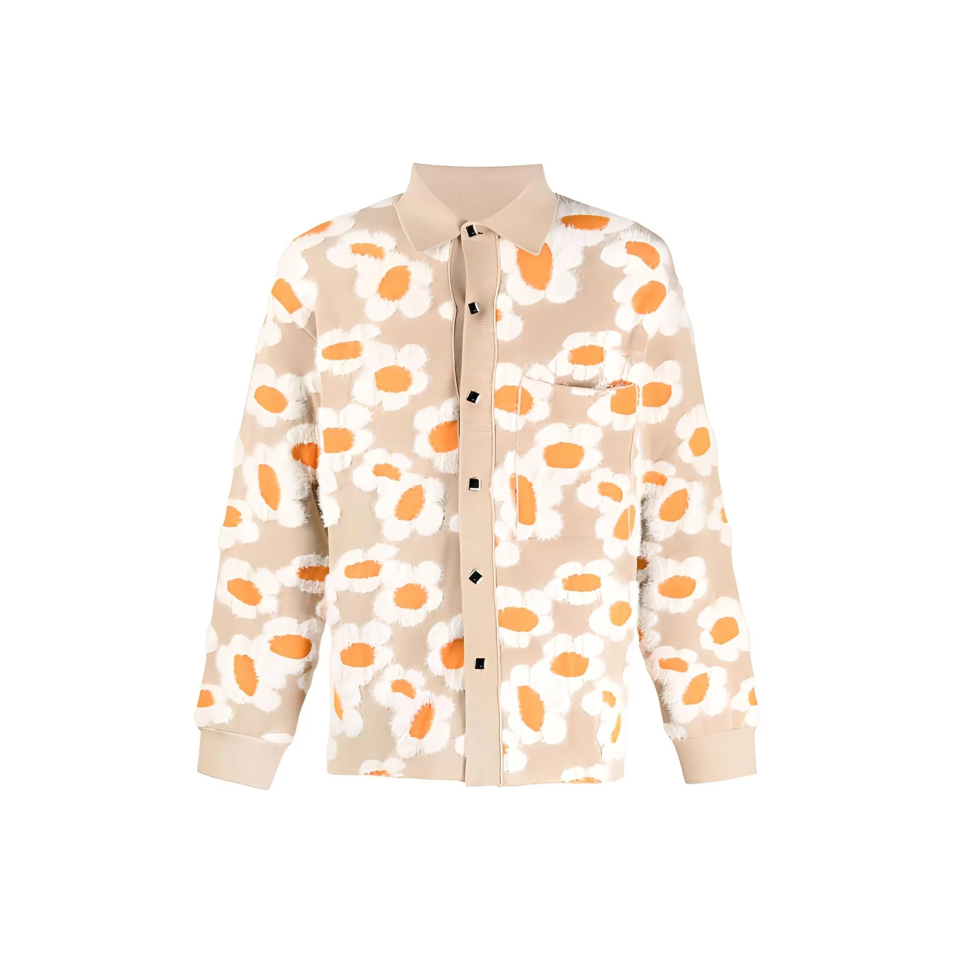 Jacquemus Le Chemise Neve Fleurs Cardigan