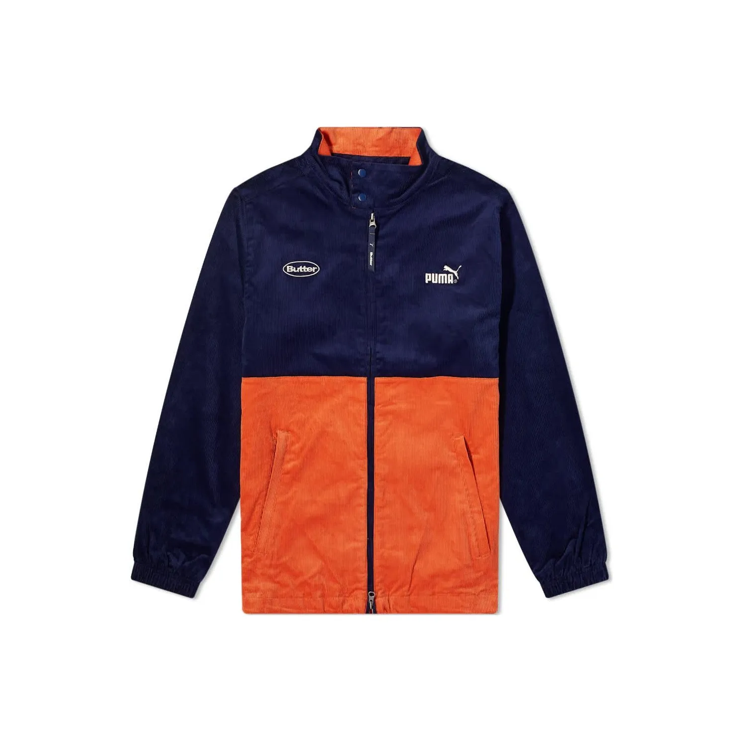 PUMA Куртка Мужская Темно-синий Оранжевый