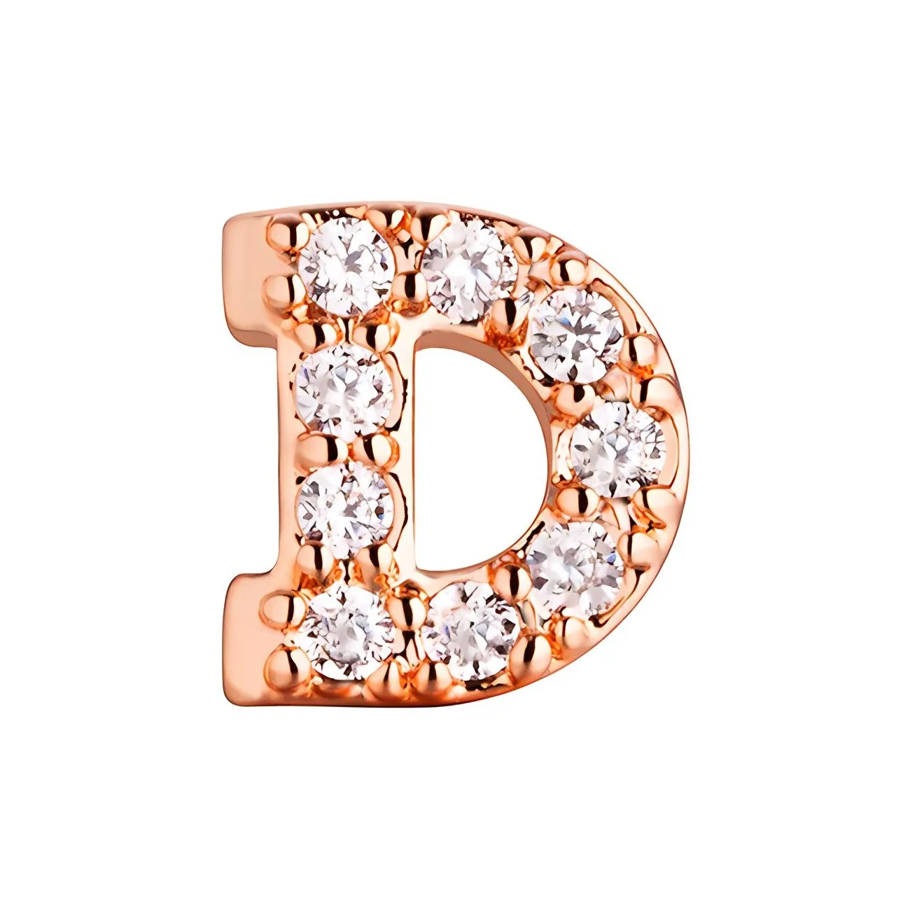 Glam Ever Серьги-гвоздики Розово-золотые Женские