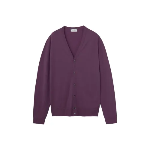 JOHN SMEDLEY Фиолетовый Мужской Трикотаж