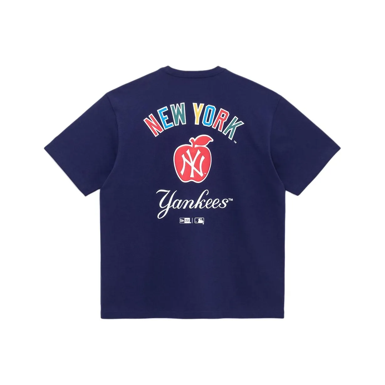 New Era T Shirt Unisex Marine Blue