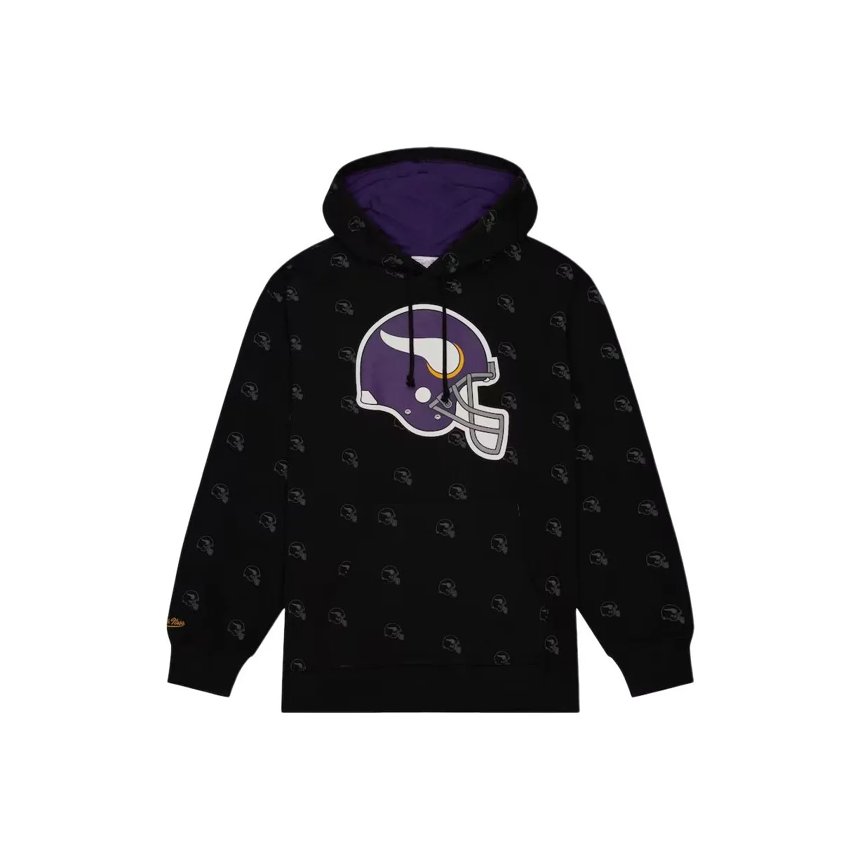 Mitchell & Ness Minnesota Vikings Allover Print Sweatshirt Men's Black
