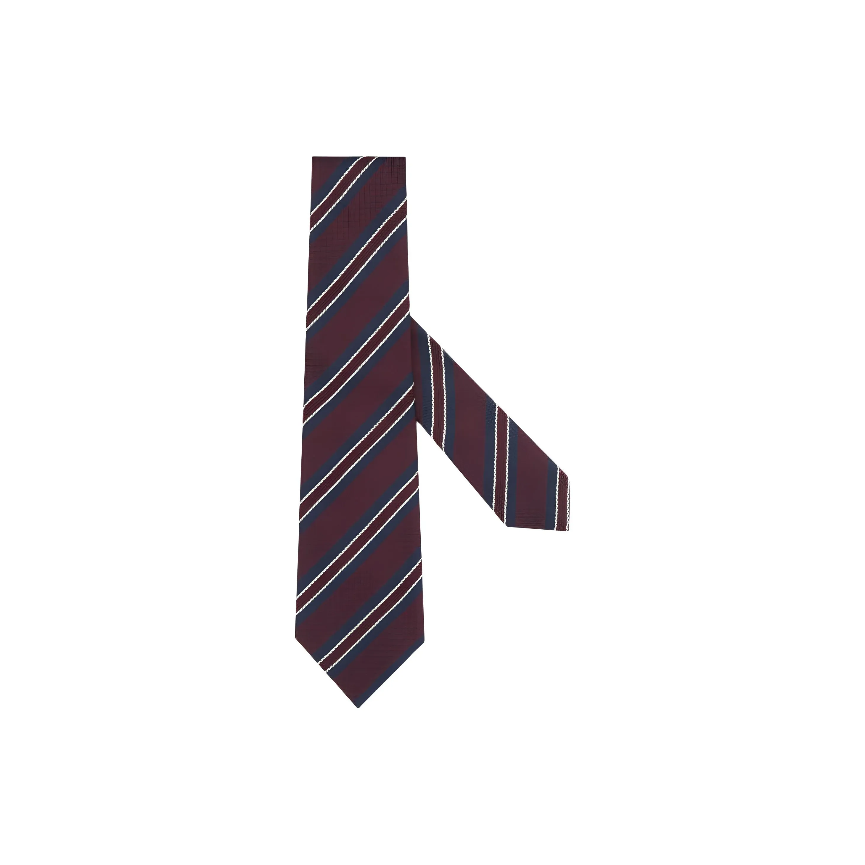 Zegna Mulberry Silk Ties Men's Burgundy